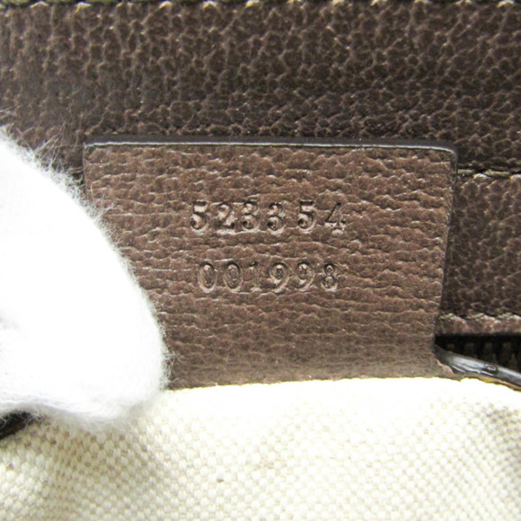 GUCCI Authentic Brown Leather Shoulder Bag - Picture 14 of 15